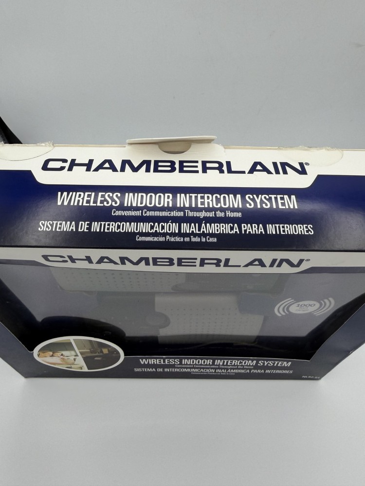 Chamberlain NLS2 Wireless Portable Indoor Intercom-Double Unit READ
