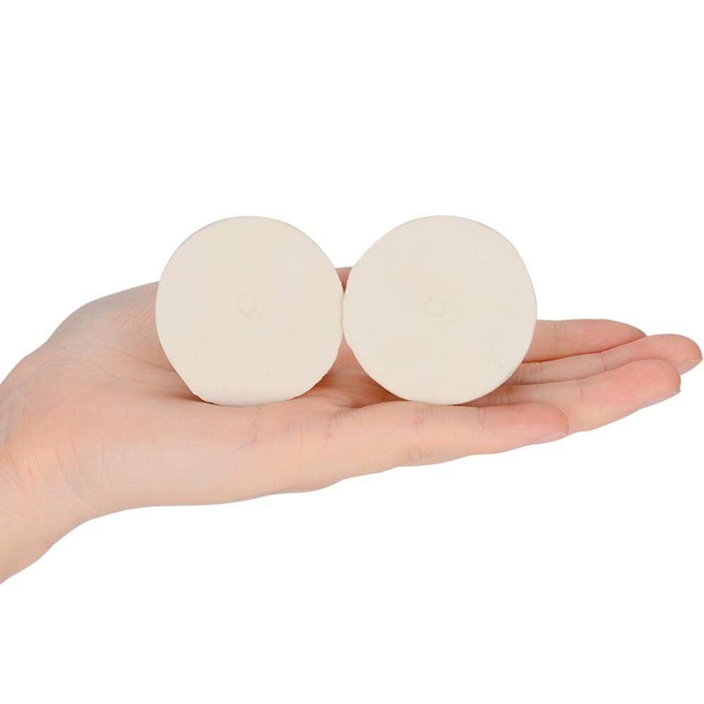 5 Pack Solid Rubber Stoppers 9 White Tapered Lab Seal Plug Replacement Kit