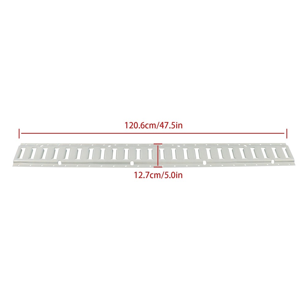 Labwork 4 Pack 4' E Track Tie Down Rail Kit Galvanized Steel