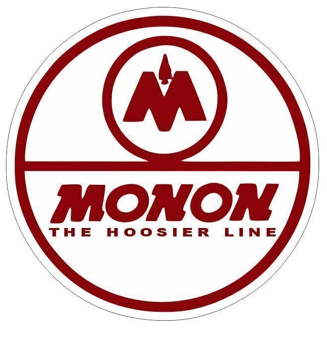 Monon Railroad Railway Train Sign Sticker Decal