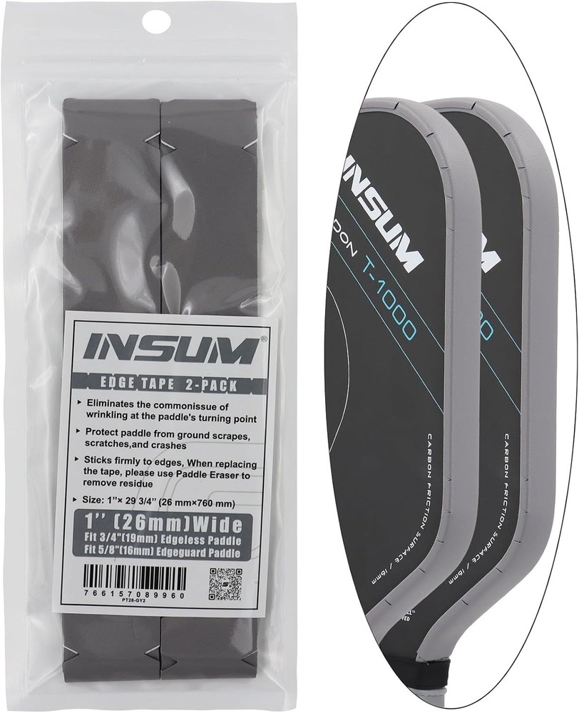 Versatile Edge Protection Tapes for Pickleball Paddles - 3 Widths Available