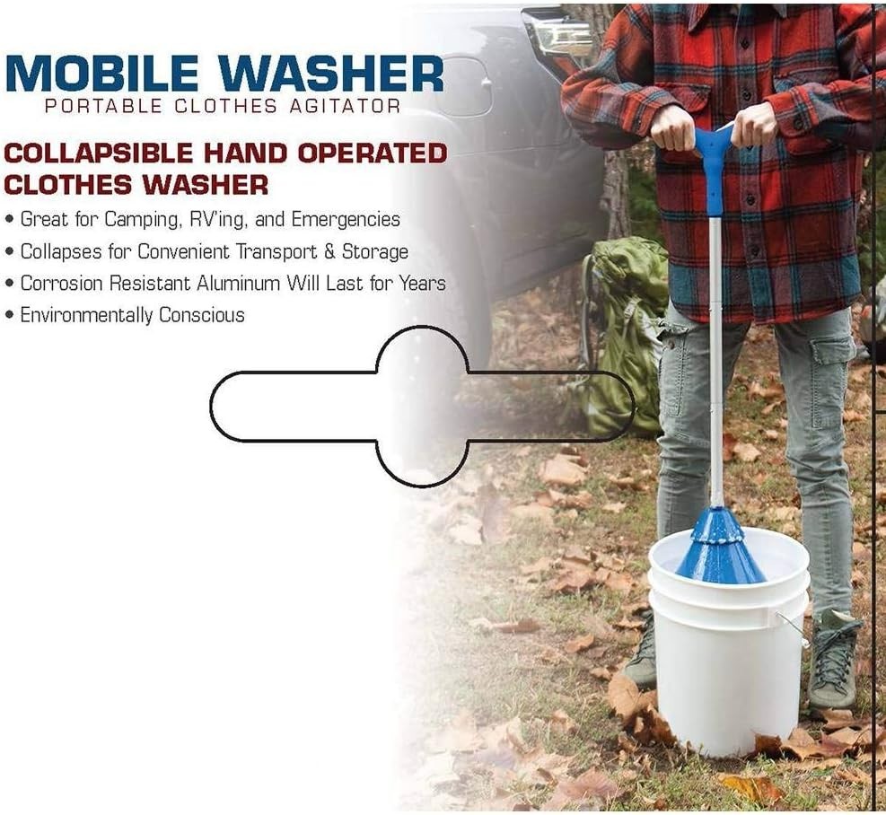 Mobile Washer Portable Clothes Agitator
