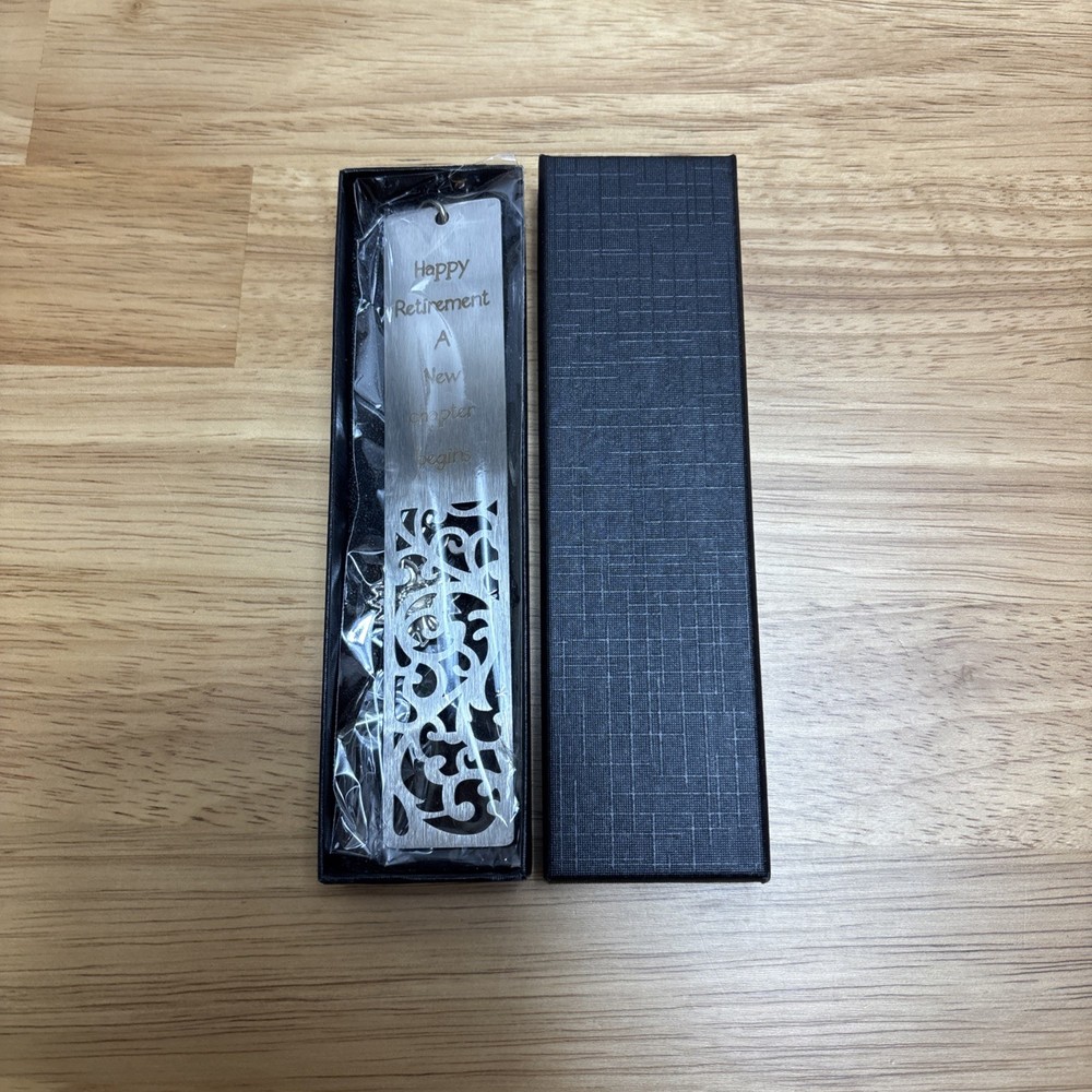 Retirement Celebration Gift Steel Bookmark