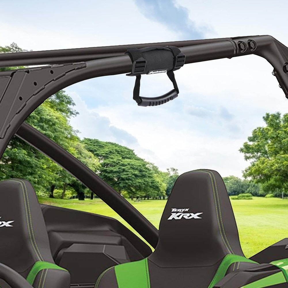 UTV Roll Bar Grab Handle Grips, UTV Grab Handles 4 Pack(black)