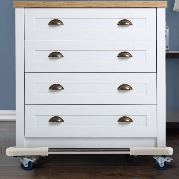 Adjustable Dolly Cart – Appliance Roller with Telescoping Base and Locking