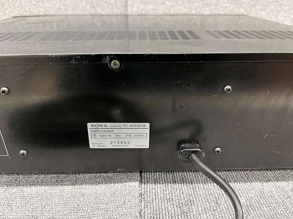 Sony Cassette Deck Tc-k555esx Used