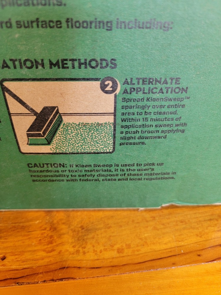 Kleen Sweep Sweeping Compound - 50-Lb. Box Kleen Products