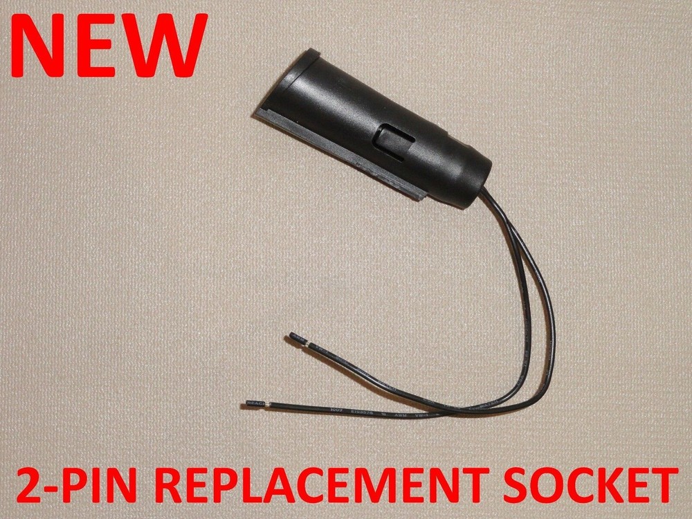 NEW Replacement Socket for Attwood 2-Pin Swing Away Stern Bow Light Plug-in Base