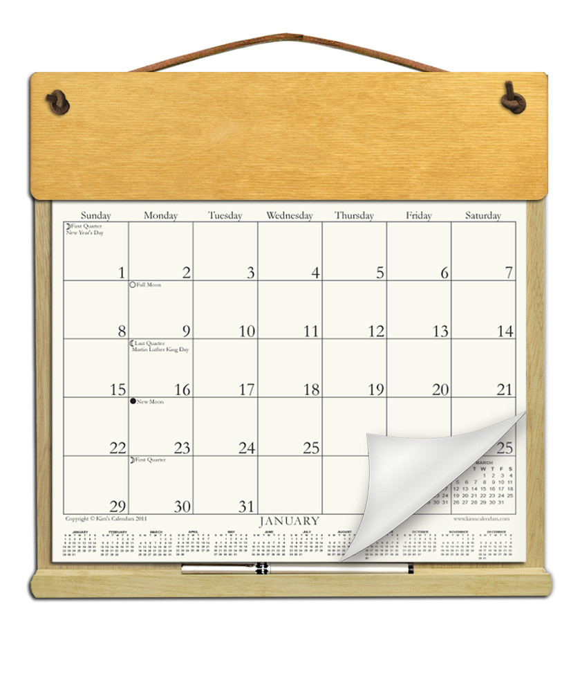 WALL CALENDAR HOLDER