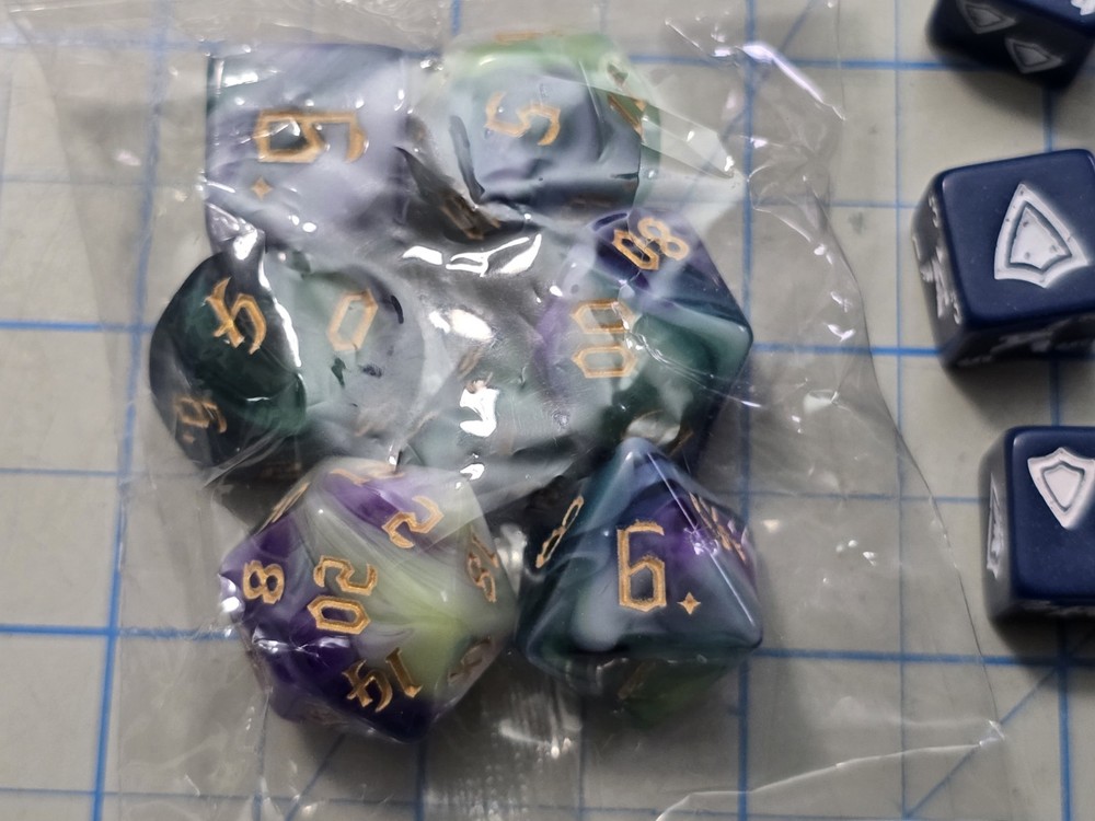 Seventeen D & D Dice-Cool-Look!