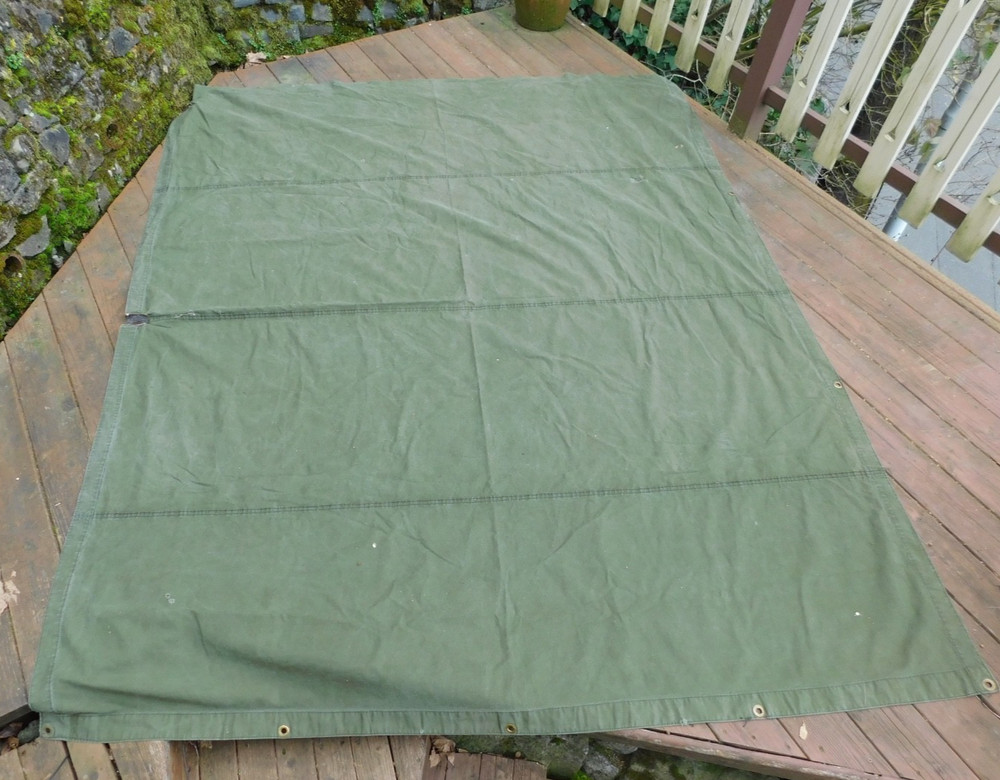 MILITARY SURPLUS 9 x 7 PLAIN CANVAS INTERIOR WALL US ARMY