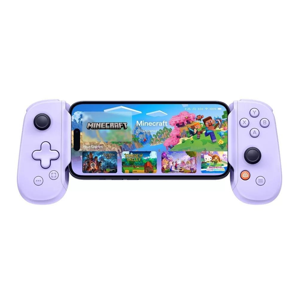 Backbone One Mobile Gaming Controller USB-C Purple Android & iPhone Excellent