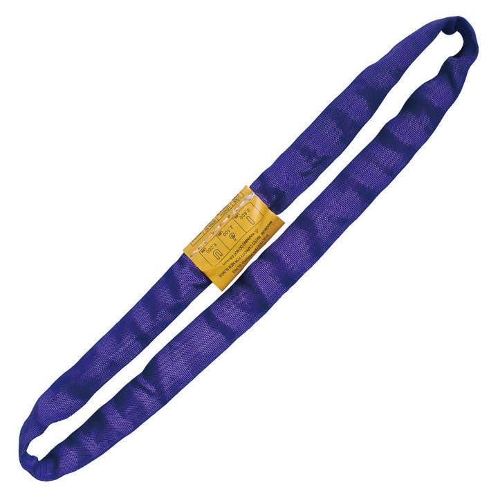 Endless Round Lifting Sling Heavy Duty Polyester Purple 14'