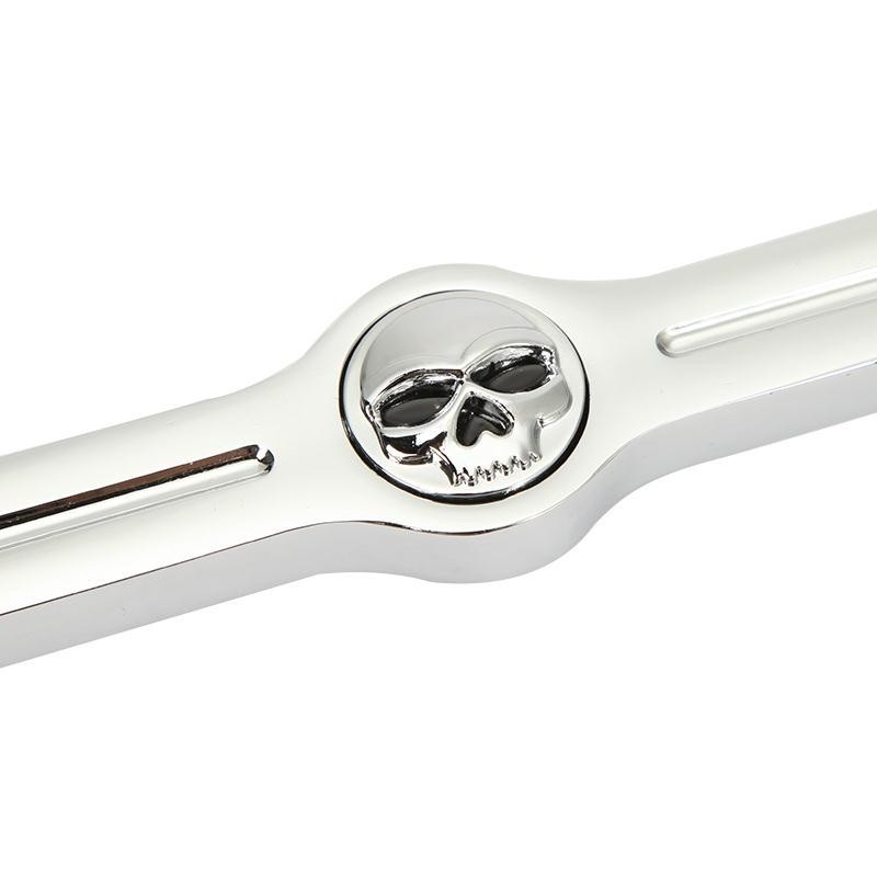Chrome Skull Shift Linkage For Harley Davidson Softail Road King Electra Glide