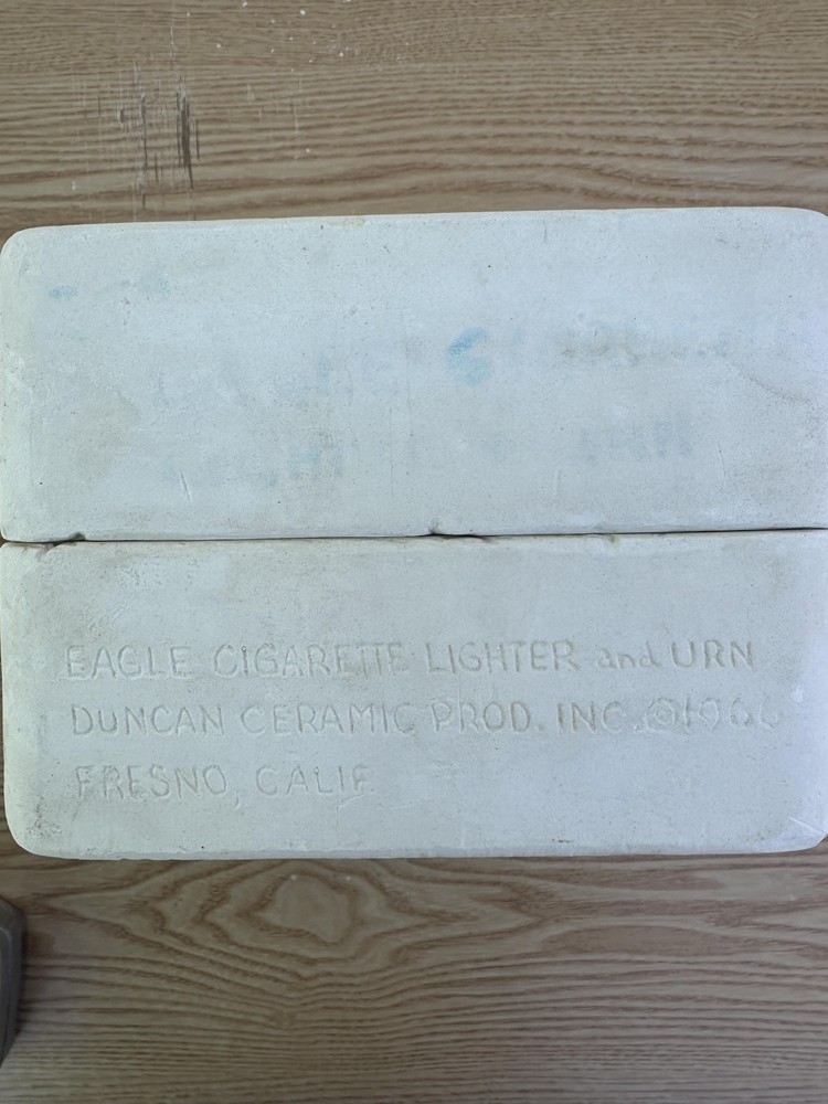 Duncan Eagle Cigarette Lighter Urn Ceramic Plaster Slip Casting Mold 259 USA