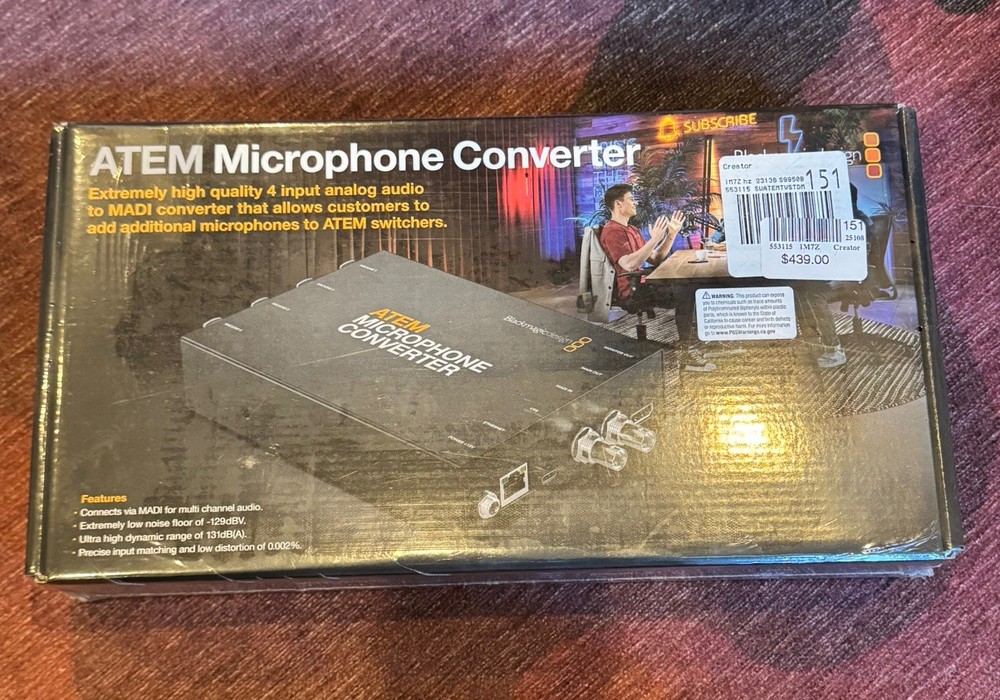 Blackmagic Design ATEM Microphone Converter
