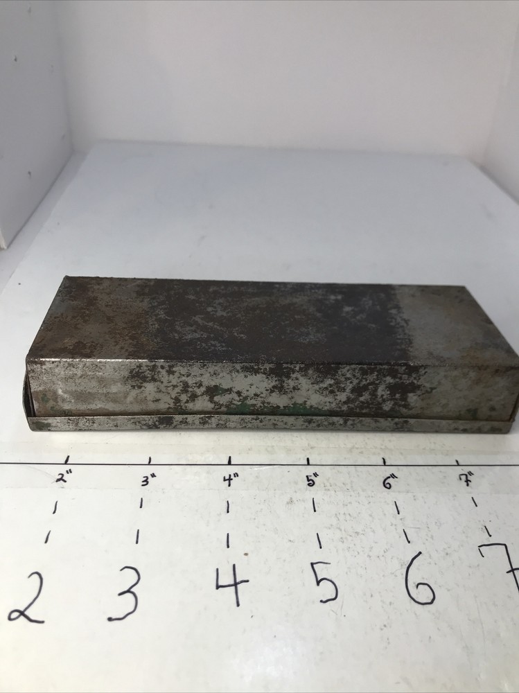 S-K Tools Empty Metal Storage Case Box approximately 6 3/8" X 2 1/4" - BOX ONLY