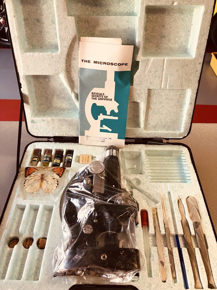 Vintage Microscope Made In Japan