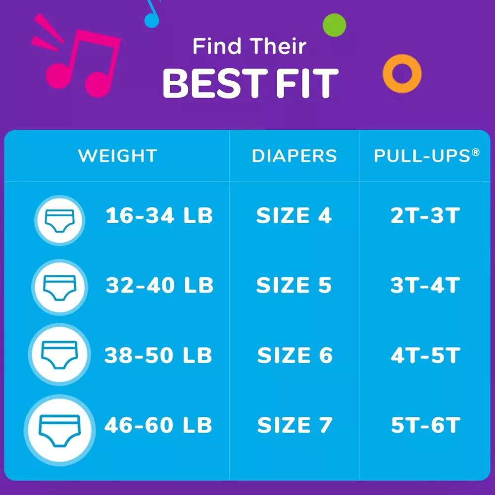 Pull-Ups Boys' Learning Designs Training Pants Giga Pack - Size 5T-6T -