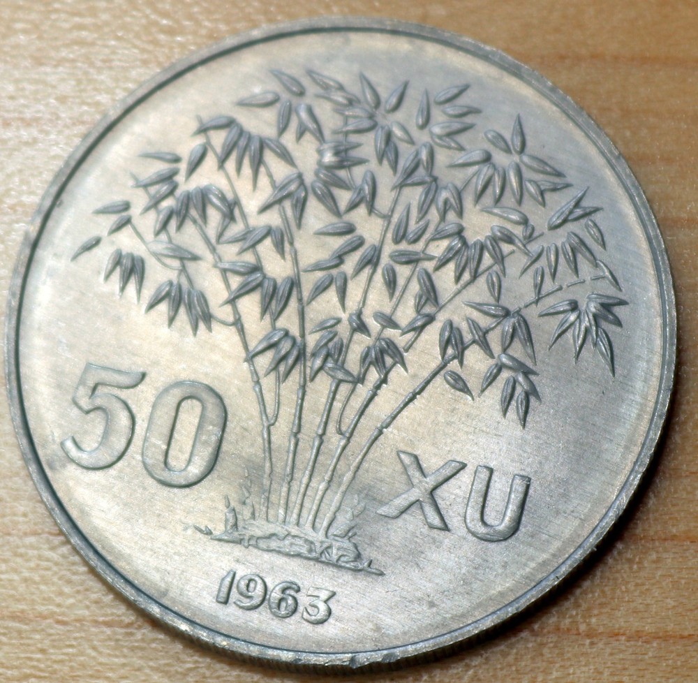 1963 Vietnam 50 Xu Unc.