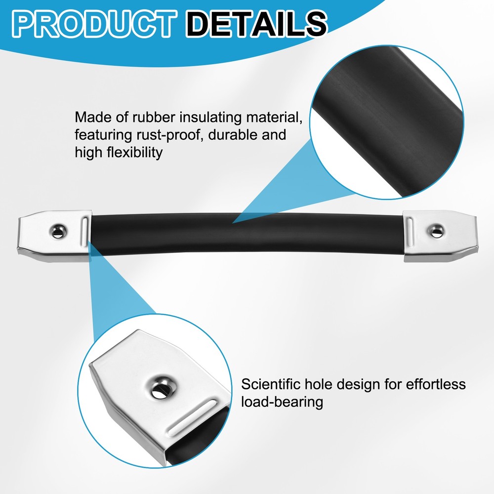 9.9 Inches Speaker Cabinet Strap Handles, Handle Pull for Speaker Case, Silver