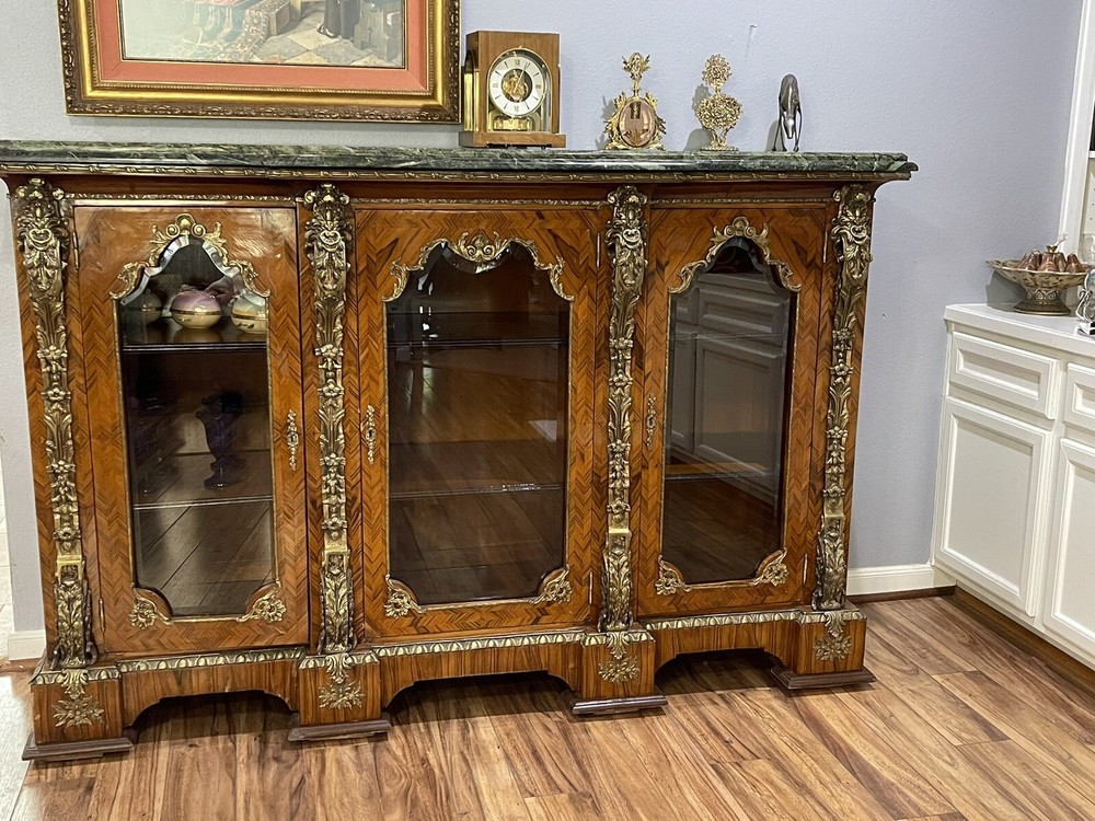 Beautiful, large Victorian style, Credenza, Display Sideboard