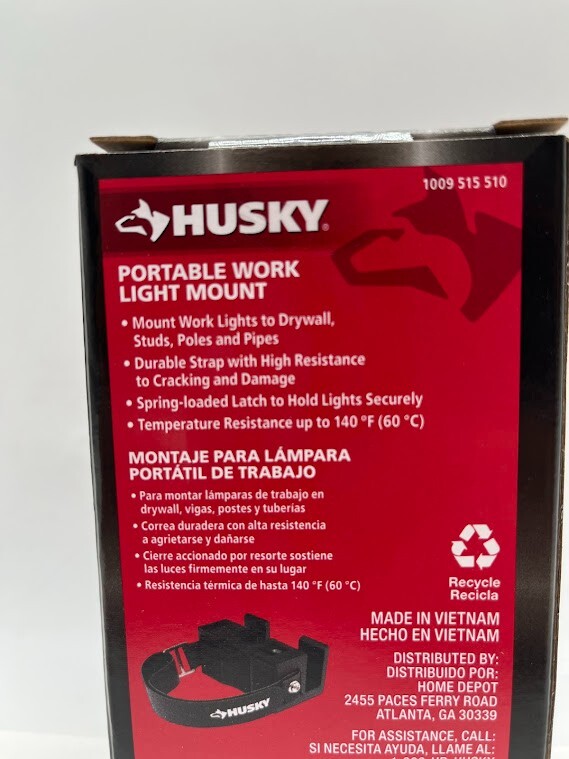 Husky Portable Work Light Mount with Strap K9028