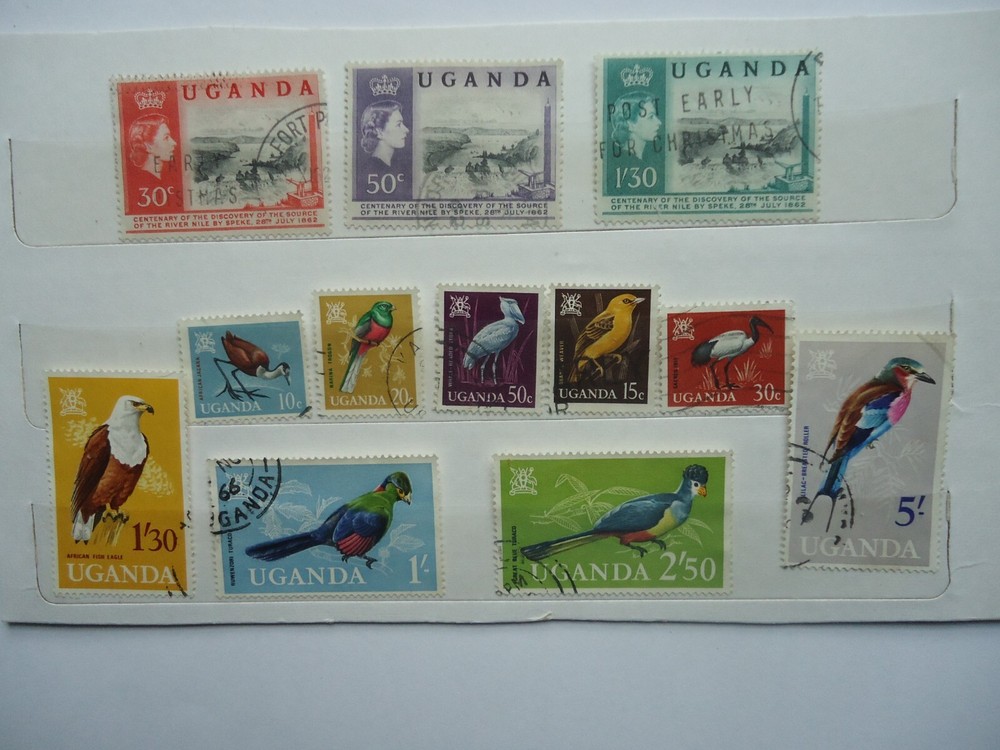 POSTAGE STAMPS FROM UGANDA 1962