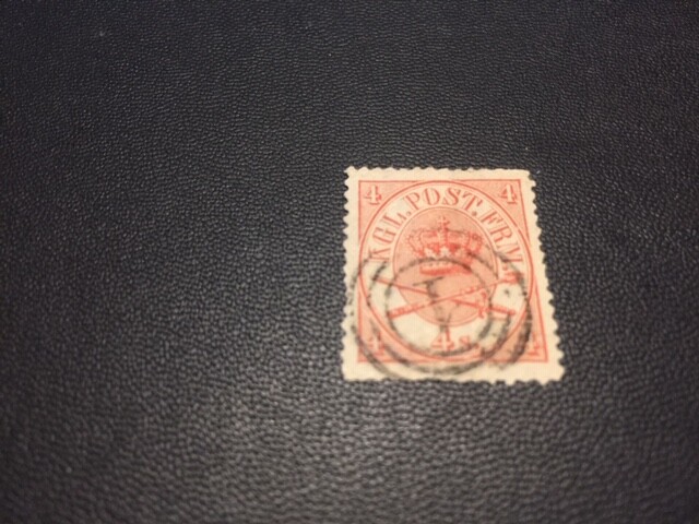 Denmark stamp 13 used