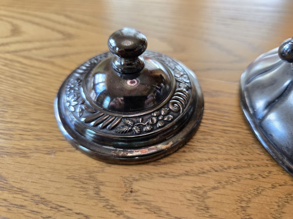 Antique Pickle Castor Stand Silver Plated