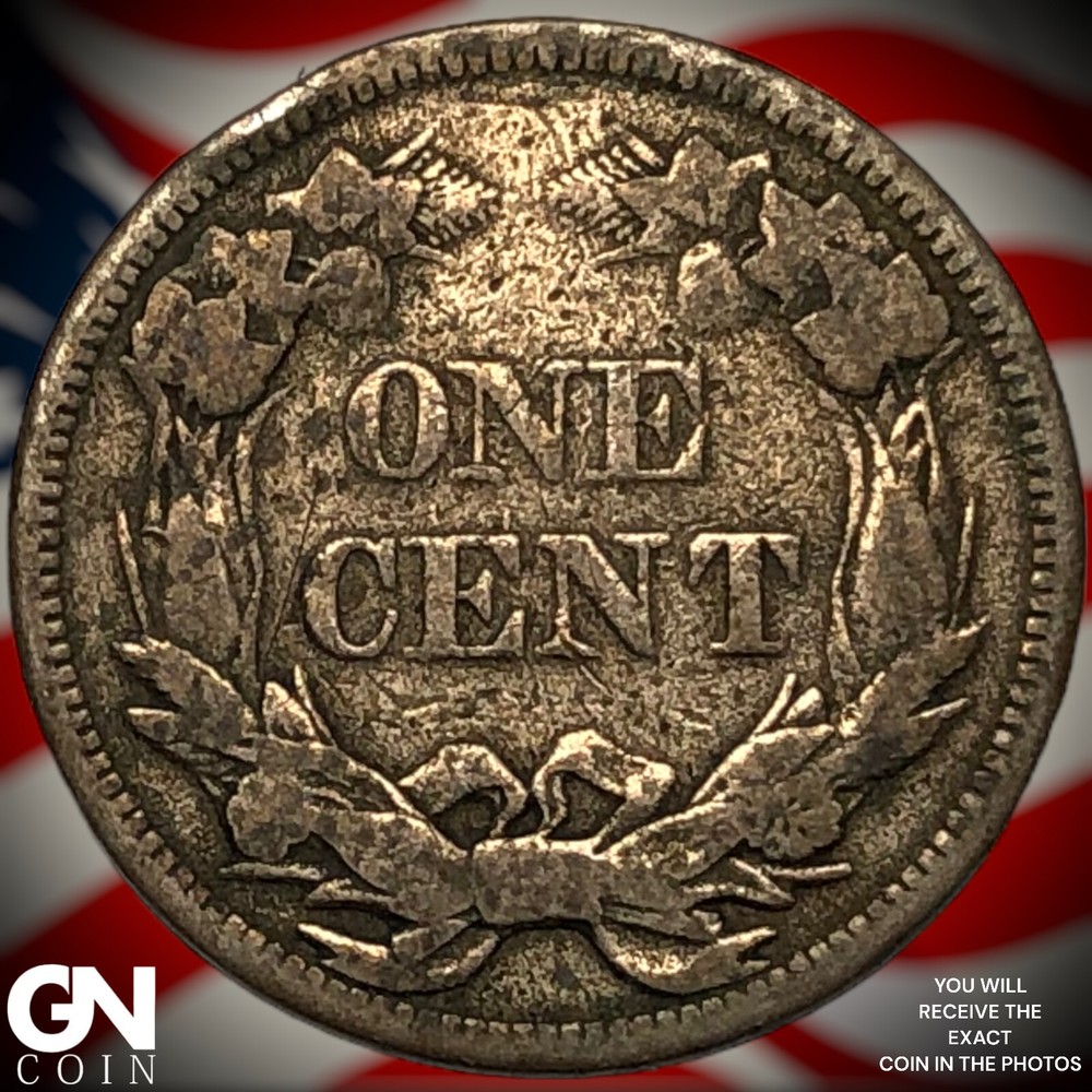 1858 Flying Eagle Cent Penny X9315