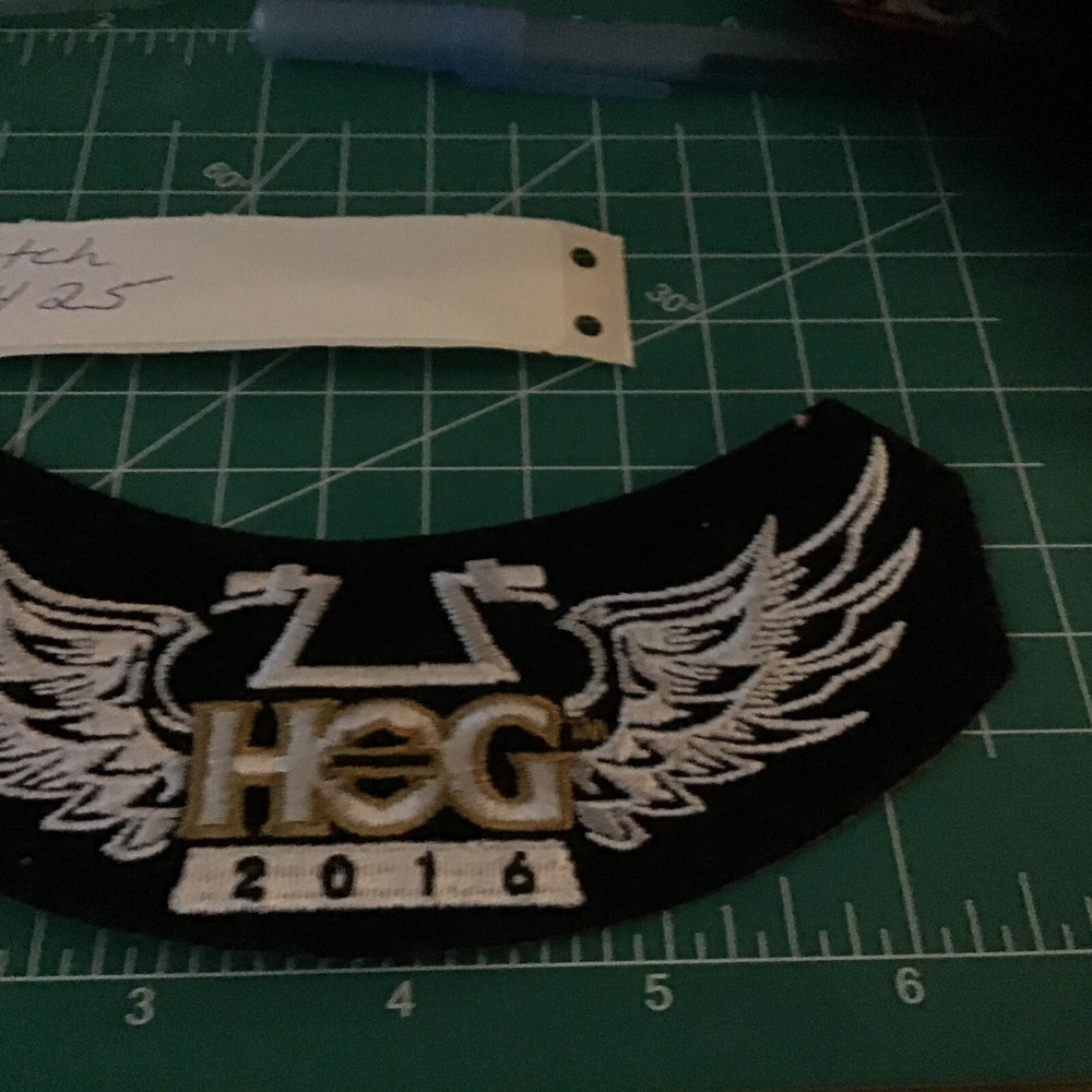 HOG Harley Davidson Rocker Vest Patch 2016
