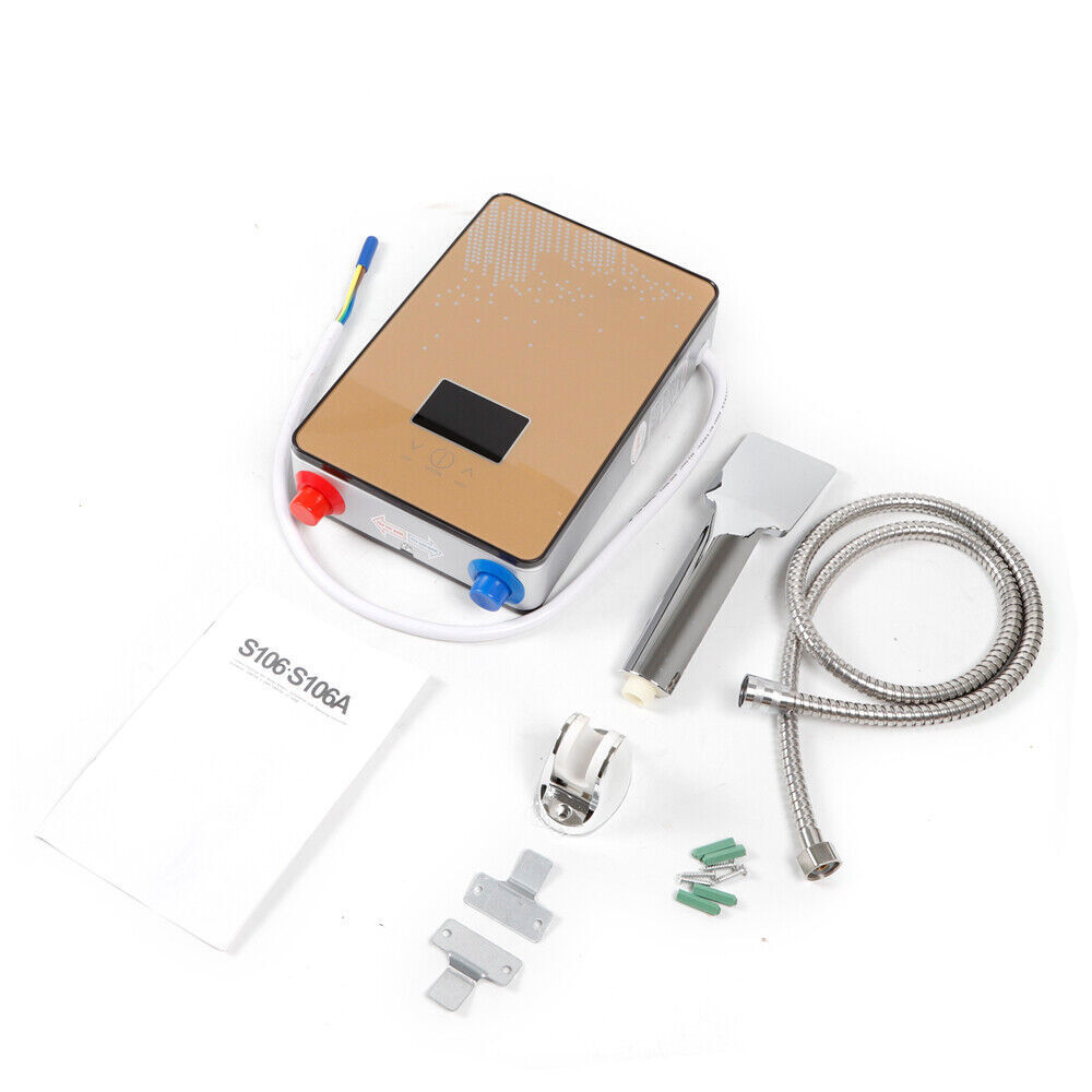 110V 4500W Instant Electric Tankless Hot Water Heater On Demand Whole House Neu