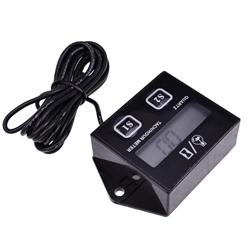 Motorcycle Tachometer Timer Mower Digital Display Chainsaw Engine Multi
