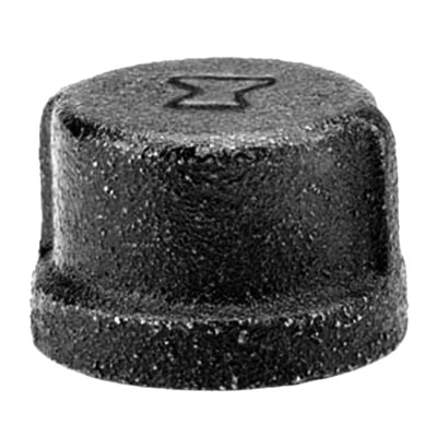 Black Pipe Cap, , 3/8 In. - 8700132155