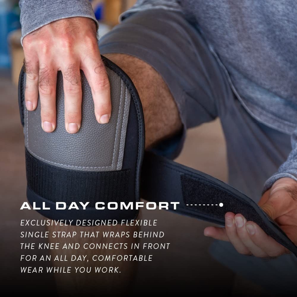 Super Soft Work Knee Pads, Quality Neoprene Kneeling Pads, Extra Thick Comfo...