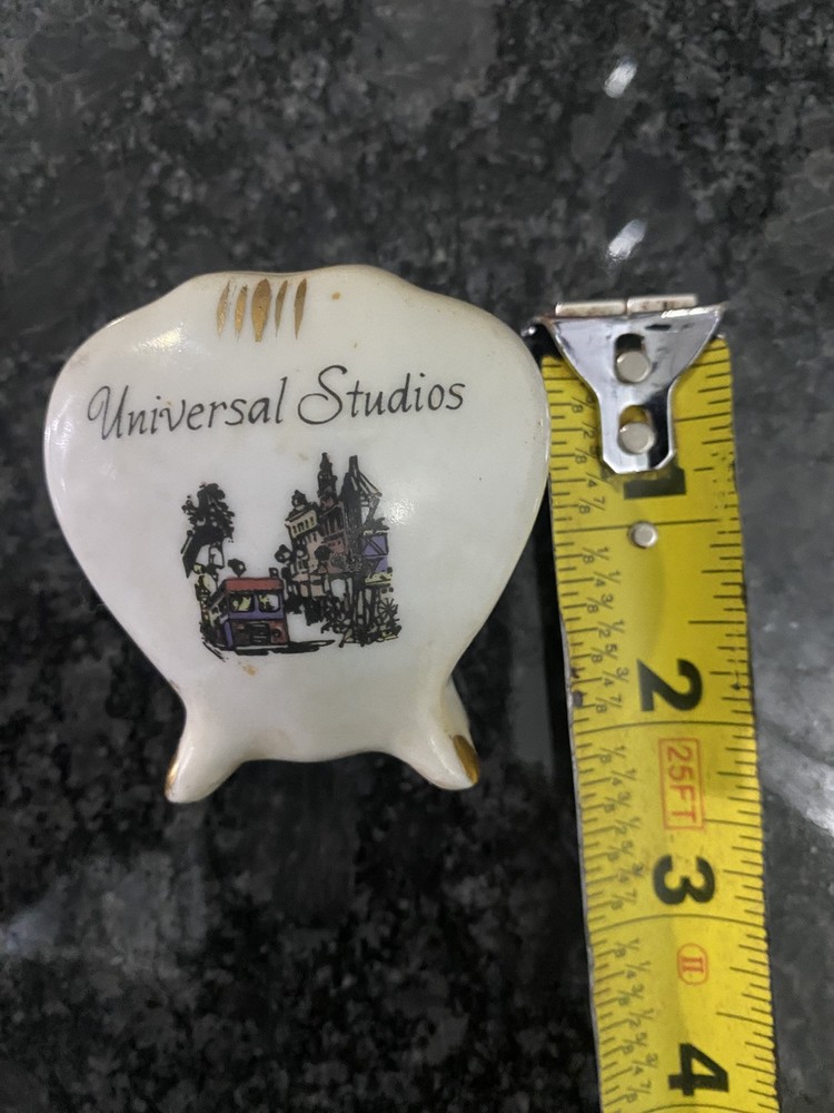Vintage Antique Universal Studios Ceramic Toothpick Holder