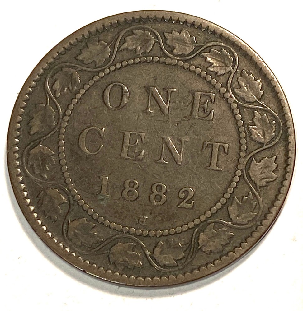 1882 H Canada Large Cent Higher Grade #7