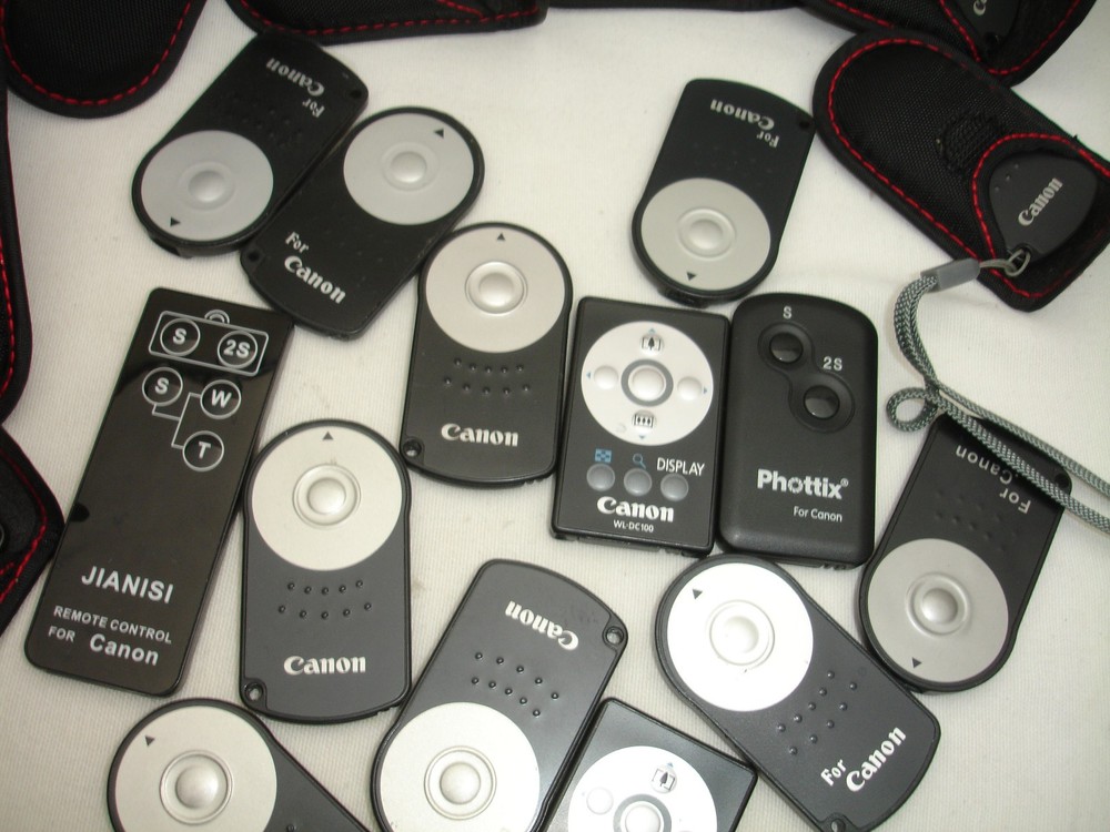 CANON Camera Remote Control Lot 20 pcs Untested