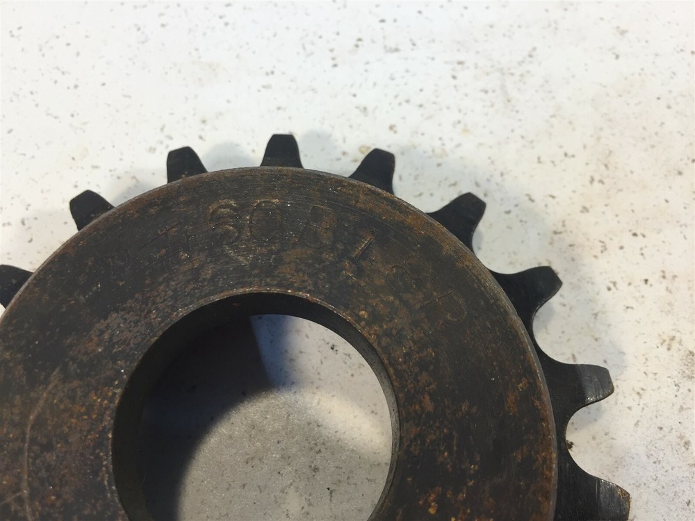 Martin 60B18R Roller Chain Sprocket - 1 1/2" Bore