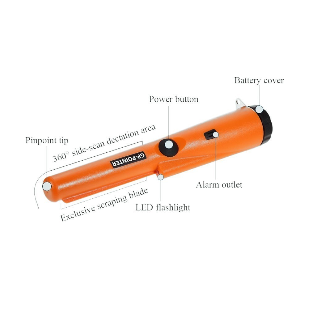 Metal Detector HandHeld Pro Pinpointer Pointer Probe Waterproof Sensitive Tester