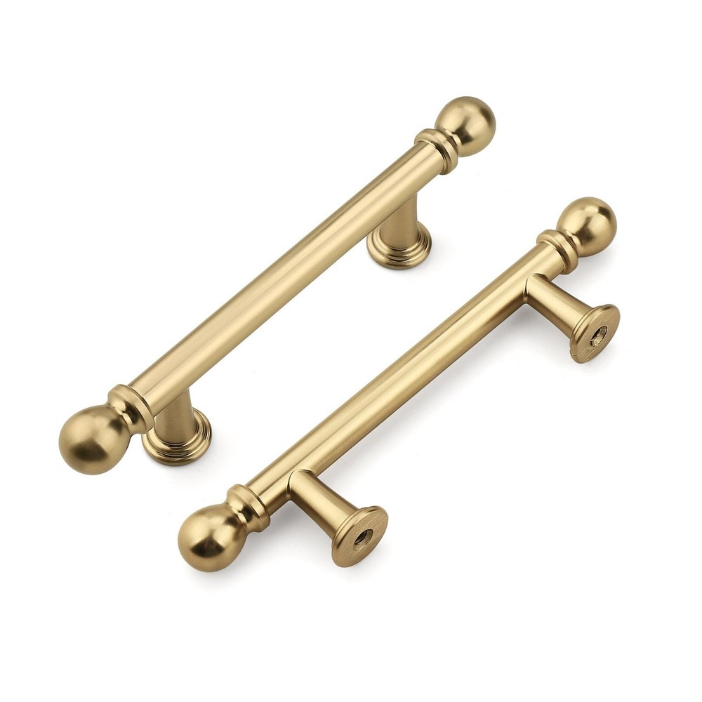 Orger 10 Pack 3 Inch(76mm) Champagne Bronze Cabinet Pulls Heavy Duty,Kitchen ...