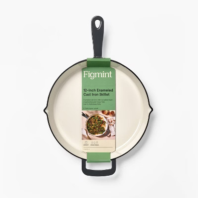 12" Enamel Skillet Gray Eclipse - Figmint