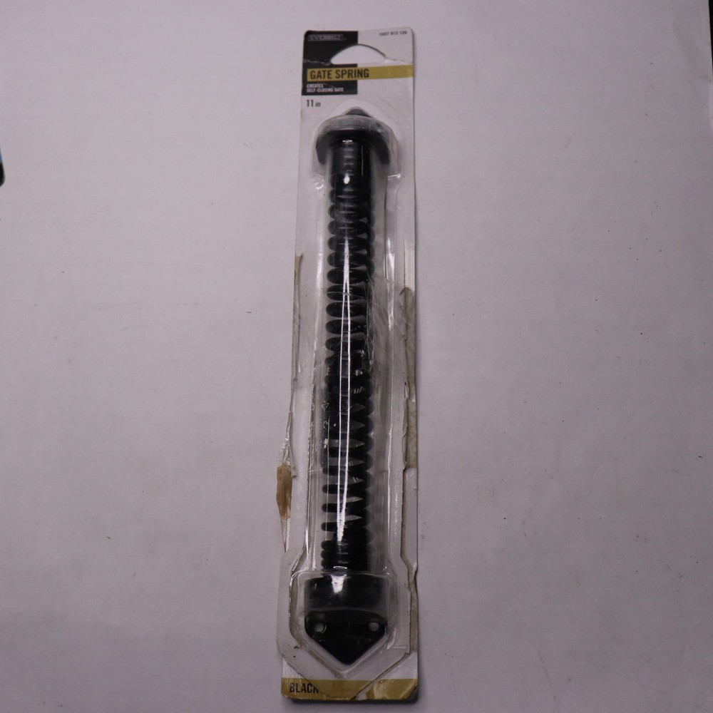 Everbilt 11 in. Black Gate Spring