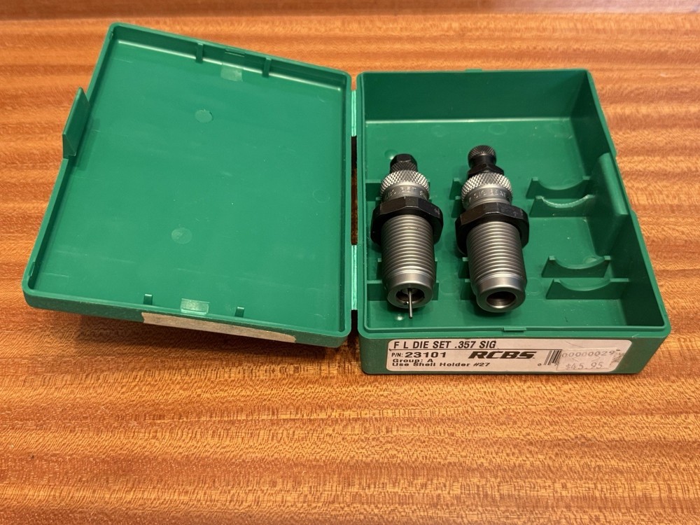 RCBS .357 Sig Two Die Set 23101