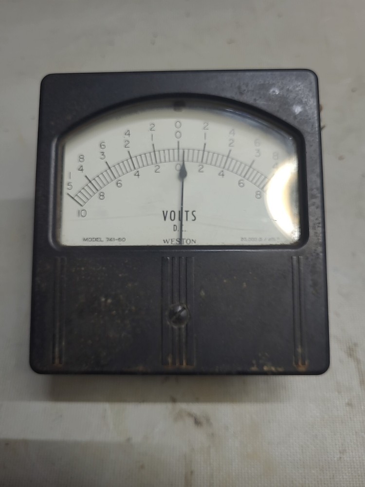 Weston Dc Voltmeter Model 741-60