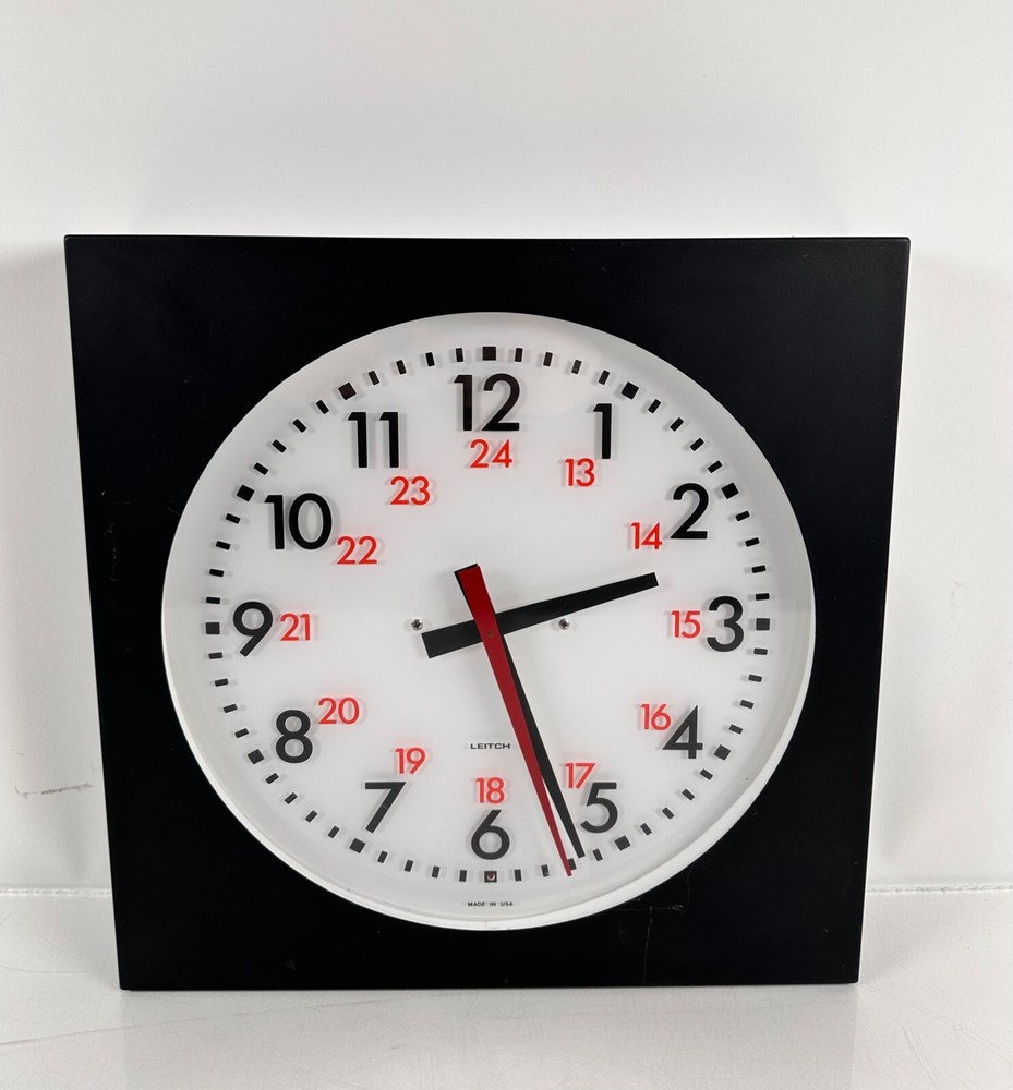 Leitch Time Code Wall Clock A890488