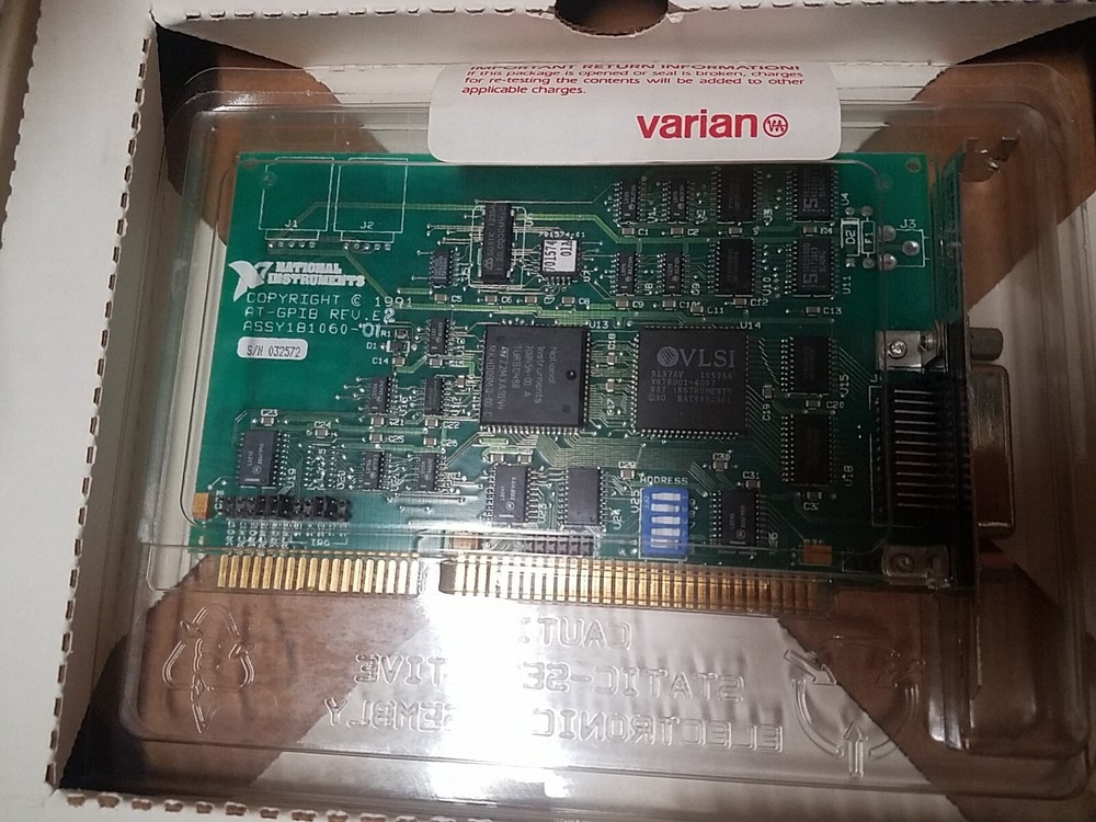 National Instruments AT-GPIB ASSY 181060-01 Interface Card