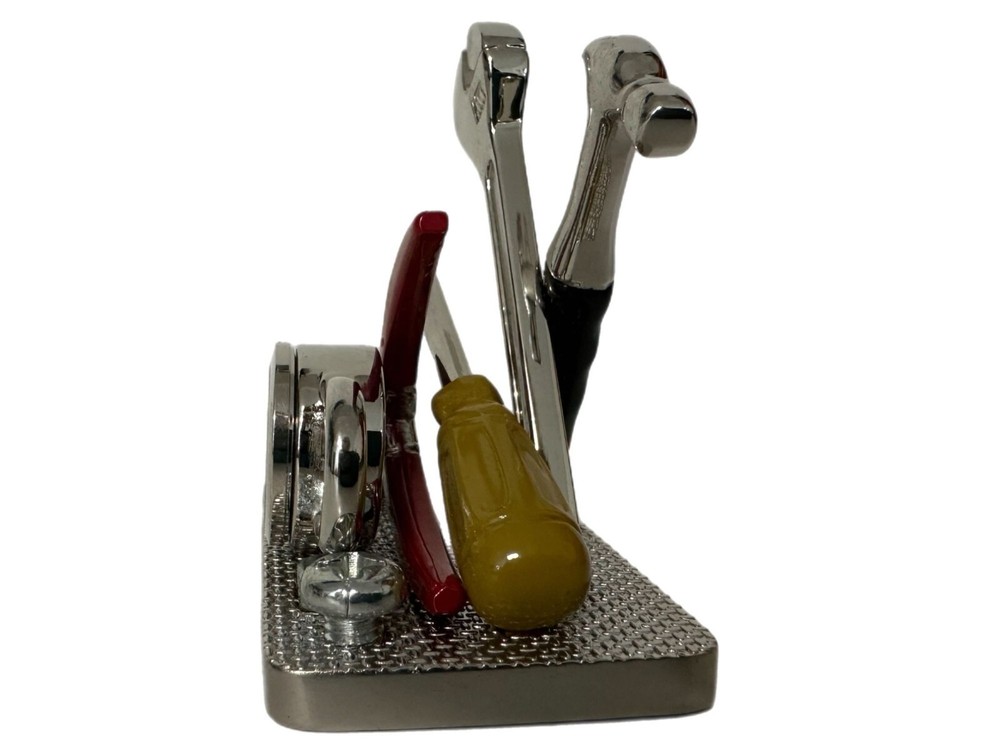 Geneva Carpenter Mini Clock Handyman Construction Tools Desktop