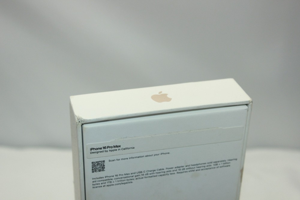 iphone 16 pro max box only